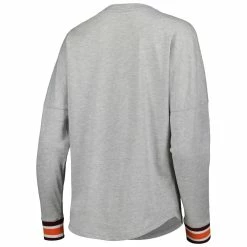Budget 💯 Women's Colosseum Heathered Gray Virginia Tech Hokies Andy Long Sleeve T-Shirt ❤️ -women‘s clothing store unnamed file 1001