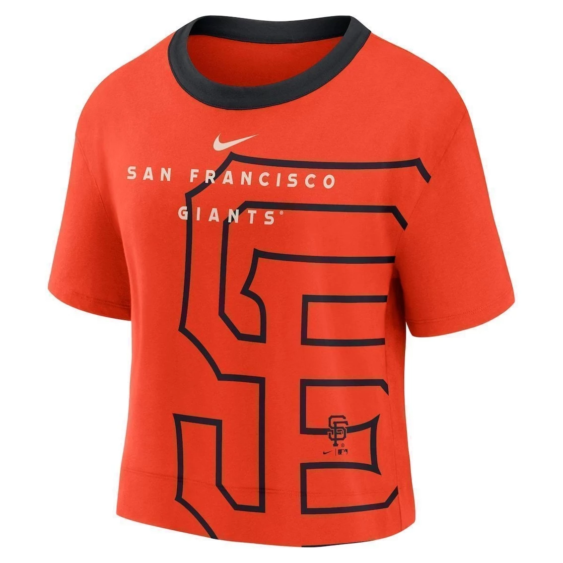New π Women's Nike Orange/Black San Francisco Giants Team First High Hip Boxy T-Shirt β 5 New π Women's Nike Orange/Black San Francisco Giants Team First High Hip Boxy T-Shirt β - Image 3