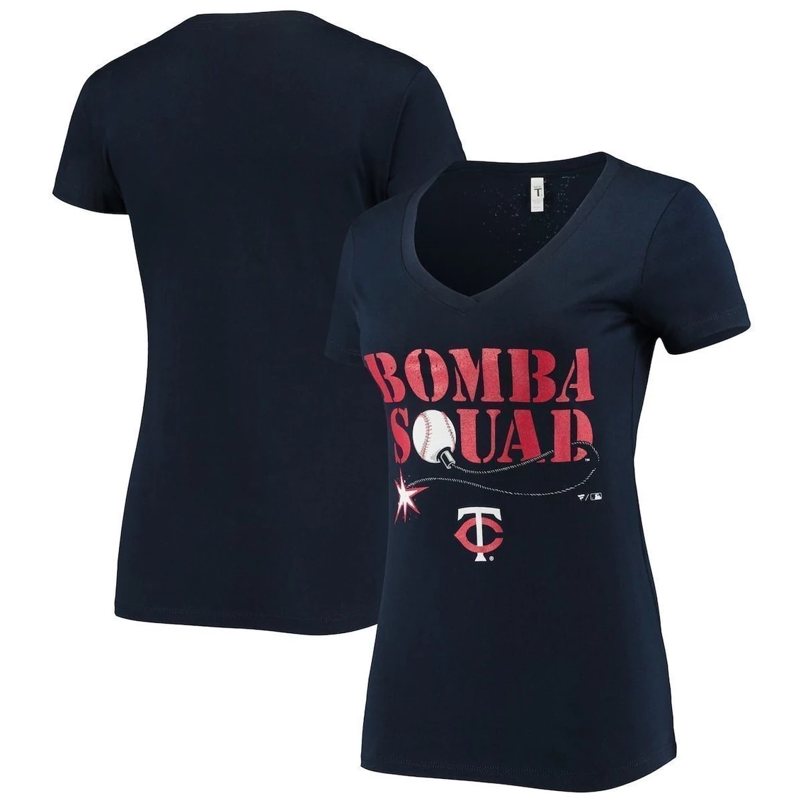 Promo β BreakingT π© Women's Navy Minnesota Twins Hometown V-Neck T-Shirt π€© 3 Promo β BreakingT π© Women's Navy Minnesota Twins Hometown V-Neck T-Shirt π€©