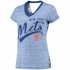 New ❤️ Women's Touch Royal New York Mets Hail Mary V-Neck Back Wrap T-Shirt ✔️ 8 New ❤️ Women's Touch Royal New York Mets Hail Mary V-Neck Back Wrap T-Shirt ✔️ -women‘s clothing store unnamed file 1060