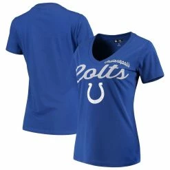 Best reviews of 🎁 Women's G-III 4Her By Carl Banks Royal Indianapolis Colts Post Season V-Neck T-Shirt 💯