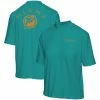 Best Sale 🔥 Women's Junk Food Aqua Miami Dolphins Half-Sleeve Mock Neck T-Shirt 🔔 -women‘s clothing store unnamed file 1130
