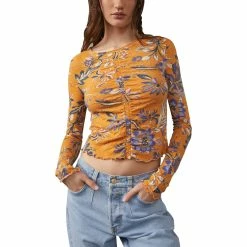 Hot Sale ❤️ Free People Dreamed Of You Tee ⌛ -women‘s clothing store unnamed file 115