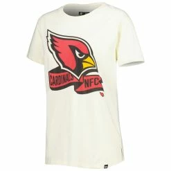 Promo ✨ Women's New Era Cream Arizona Cardinals Chrome Sideline T-Shirt 🔔 -women‘s clothing store unnamed file 1190