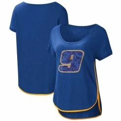Promo ⭐ Women's G-III 4Her By Carl Banks Royal Chase Elliott Rookie Scoop Neck T-Shirt 🔔