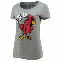 Best reviews of ✔️ Women's Homefield Heathered Gray Illinois State Redbirds Vintage Reggie Redbird Tri-Blend T-Shirt 🤩 -women‘s clothing store unnamed file 1250