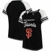 Cheapest 🔥 Women's Soft As A Grape Black San Francisco Giants Plus Sizes Three Out Color Blocked Raglan Sleeve T-Shirt 🥰 -women‘s clothing store unnamed file 1289