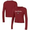 New 😀 Women's Under Armour Garnet South Carolina Gamecocks Vault Cropped Long Sleeve T-Shirt 🎁 -women‘s clothing store unnamed file 1293