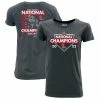 Hot Sale 😀 Women's Blue 84 Heathered Navy Ole Miss Rebels 2022 NCAA Men's ⚾ Baseball College World Series Champions Schedule T-Shirt 😍 -women‘s clothing store unnamed file 1313