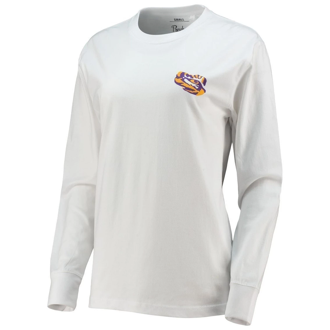 Deals π Women's Pressbox White LSU Tigers Traditions Pennant Long Sleeve T-Shirt π 5 Deals π Women's Pressbox White LSU Tigers Traditions Pennant Long Sleeve T-Shirt π - Image 3