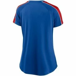 Best Pirce 🌟 Women's Fanatics Branded Royal/Red Texas Rangers True Classic League Diva Pinstripe Raglan V-Neck T-Shirt 🌟 -women‘s clothing store unnamed file 1376