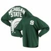 Buy 🥰 Women's Green Michigan State Spartans Loud N Proud Spirit Jersey T-Shirt 💯