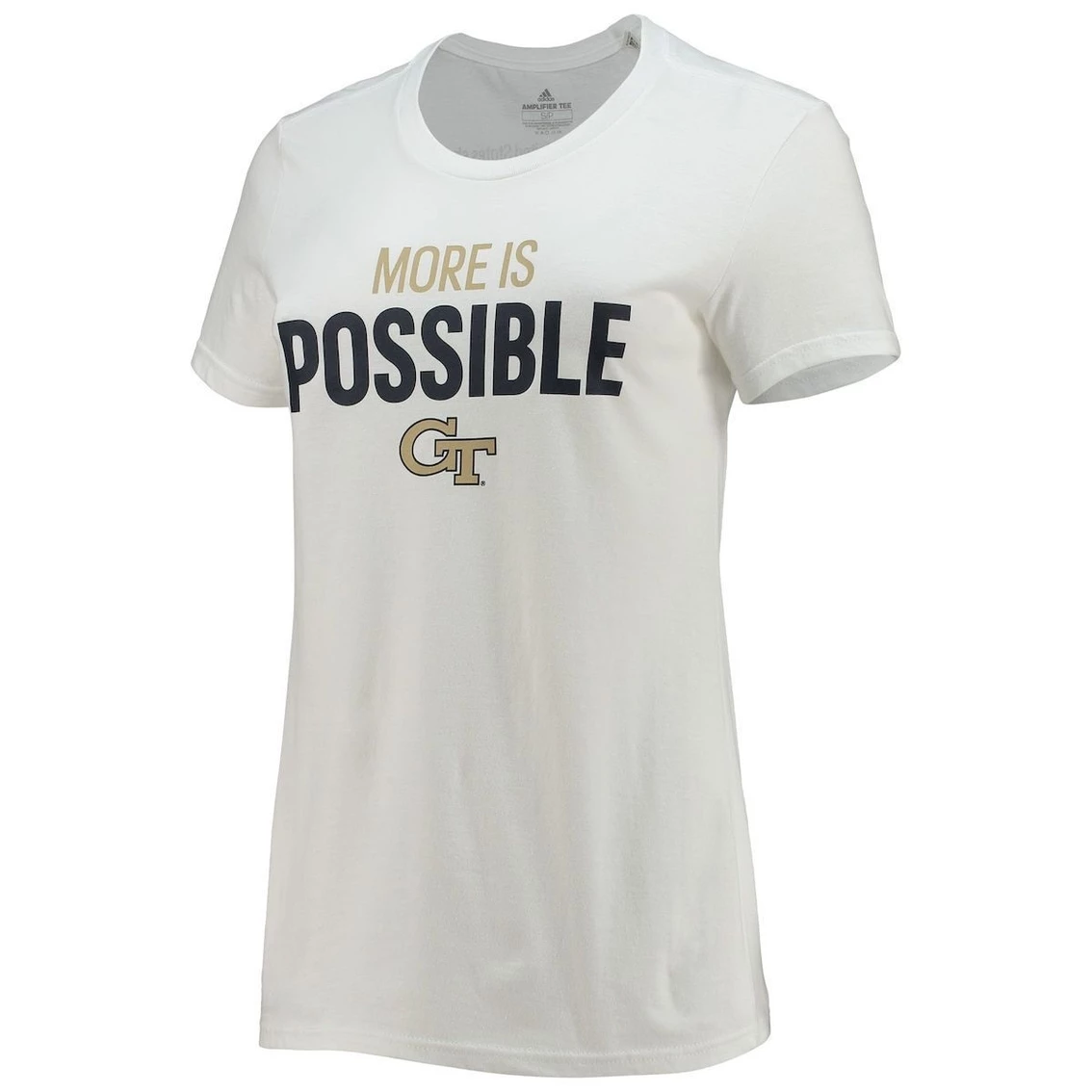 Best Pirce π€© Women's Adidas White Georgia Tech Yellow Jackets More Is Possible T-Shirt βοΈ 5 Best Pirce π€© Women's Adidas White Georgia Tech Yellow Jackets More Is Possible T-Shirt βοΈ - Image 3