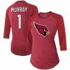 Best Pirce ⌛ Majestic Threads 👩 Women's Fanatics Branded Kyler Murray Cardinal Arizona Cardinals Team Player Name & Number Tri-Blend Raglan 3/4-Sleeve T-Shirt 🔥 -women‘s clothing store unnamed file 1451
