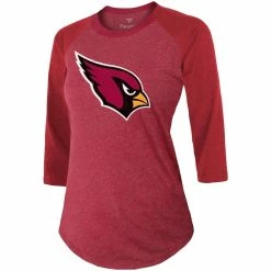 Best Pirce ⌛ Majestic Threads 👩 Women's Fanatics Branded Kyler Murray Cardinal Arizona Cardinals Team Player Name & Number Tri-Blend Raglan 3/4-Sleeve T-Shirt 🔥 -women‘s clothing store unnamed file 1453
