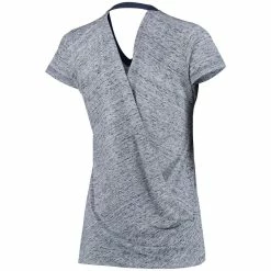 Cheap 👍 Women's Touch Navy Detroit Tigers Hail Mary V-Neck Back Wrap T-Shirt ⭐ -women‘s clothing store unnamed file 1458