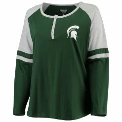 Discount π€© Profile π© Women's Green/Heathered Gray Michigan State Spartans Plus Size Henley Raglan Long Sleeve T-Shirt π 8 Discount π€© Profile π© Women's Green/Heathered Gray Michigan State Spartans Plus Size Henley Raglan Long Sleeve T-Shirt π -womenβs clothing store unnamed file 1461