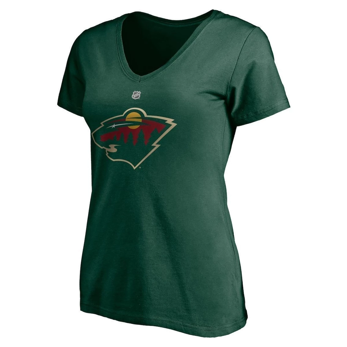 Best Sale π― Women's Fanatics Branded Kirill Kaprizov Green Minnesota Wild Authentic Stack Name & Number V-Neck T-Shirt π 5 Best Sale π― Women's Fanatics Branded Kirill Kaprizov Green Minnesota Wild Authentic Stack Name & Number V-Neck T-Shirt π - Image 3