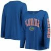 Best reviews of ✔️ Profile 👩 Women's Royal Florida Gators Plus Size Campus Arch Logo 2-Hit Scoop Neck Long Sleeve T-Shirt ✔️