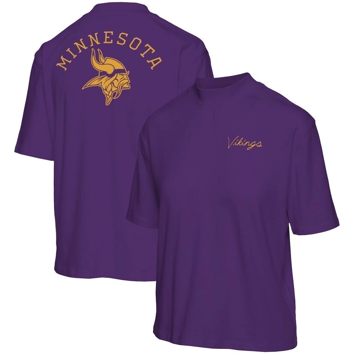 Coupon π― Women's Junk Food Purple Minnesota Vikings Half-Sleeve Mock Neck T-Shirt β¨ 3 Coupon π― Women's Junk Food Purple Minnesota Vikings Half-Sleeve Mock Neck T-Shirt β¨