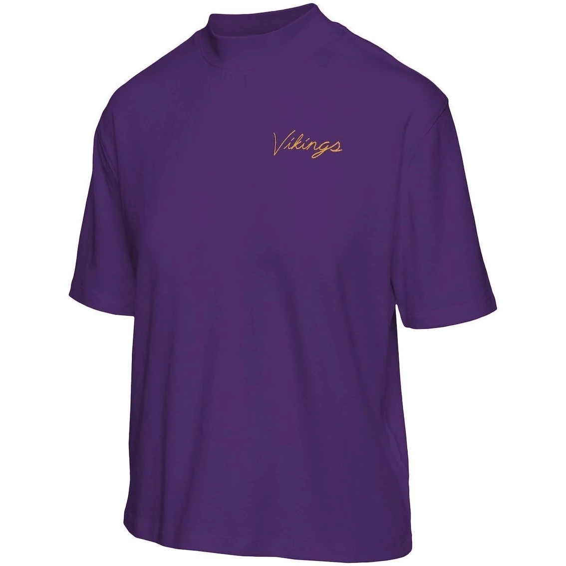 Coupon π― Women's Junk Food Purple Minnesota Vikings Half-Sleeve Mock Neck T-Shirt β¨ 5 Coupon π― Women's Junk Food Purple Minnesota Vikings Half-Sleeve Mock Neck T-Shirt β¨ - Image 3