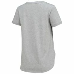 Discount 🧨 Women's Colosseum Heathered Gray Clemson Tigers PoWered By Title IX T-Shirt 😉 -women‘s clothing store unnamed file 1536