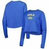 Hot Sale 😍 Women's Nike Blue UCLA Bruins Est. Cropped Long Sleeve T-Shirt 🥰 -women‘s clothing store unnamed file 1557