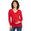 Best Sale ⌛ Old Navy Maternity EveryWear Fitted V Neck Tee 😀