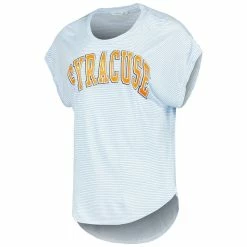 Discount π Camp David π© Women's White/Light Blue Syracuse Orange Day Trip Striped Scoop Neck T-Shirt β¨ 8 Discount π Camp David π© Women's White/Light Blue Syracuse Orange Day Trip Striped Scoop Neck T-Shirt β¨ -womenβs clothing store unnamed file 1603