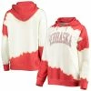 Best Sale 🎁 Women's Gameday Couture White/Scarlet Nebraska Huskers For The Fun Double Dip-Dyed Pullover Hoodie 🛒 -women‘s clothing store unnamed file 1629