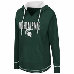 New ❤️ Women's Colosseum Green Michigan State Spartans Tunic Pullover Hoodie ❤️ 8 New ❤️ Women's Colosseum Green Michigan State Spartans Tunic Pullover Hoodie ❤️ -women‘s clothing store unnamed file 1657