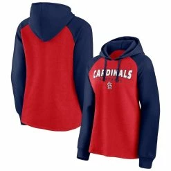 Best reviews of 🛒 Women's Fanatics Branded Red/Navy St. Louis Cardinals Recharged Raglan Pullover Hoodie 👍