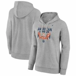Best reviews of 🛒 Women's Fanatics Branded Heather Gray Houston Astros 2022 American League Champions Locker Room Pullover Hoodie 🎁