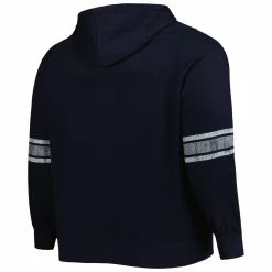 New 🎁 Profile 👩 Women's Navy/Heather Gray Boston Red Sox Plus Size Front Logo Full-Zip Hoodie 😀 -women‘s clothing store unnamed file 1693