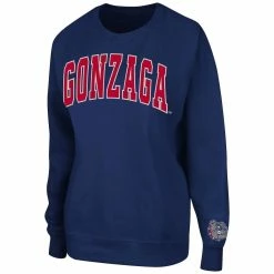 Best reviews of 🥰 Women's Colosseum Navy Gonzaga Bulldogs Campanile Pullover Sweatshirt 🛒 -women‘s clothing store unnamed file 1748