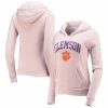 Flash Sale 🥰 Women's Alternative Apparel Pink Clemson Tigers Pullover Hoodie 😉 -women‘s clothing store unnamed file 1766