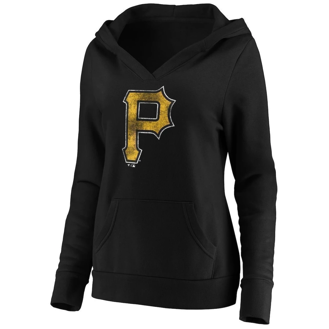 Top 10 π Women's Fanatics Branded Black Pittsburgh Pirates Core Team Crossover V-Neck Pullover Hoodie π 5 Top 10 π Women's Fanatics Branded Black Pittsburgh Pirates Core Team Crossover V-Neck Pullover Hoodie π - Image 3
