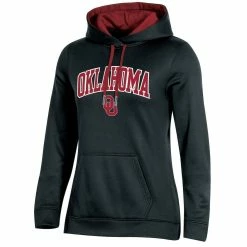 Promo 😀 Women's Champion Black Oklahoma Sooners Arch Logo 2.0 Pullover Hoodie 🥰 -women‘s clothing store unnamed file 1808