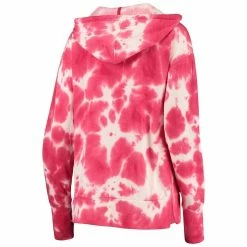 Flash Sale 🌟 Women's Colosseum Scarlet Ohio State Buckeyes Shavonee Tie-Dye Pullover Hoodie 😍 -women‘s clothing store unnamed file 1841