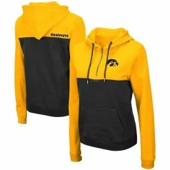New π Women's Colosseum Gold/Charcoal Iowa Hawkeyes Aidan Half-Zip Hoodie π 7 New π Women's Colosseum Gold/Charcoal Iowa Hawkeyes Aidan Half-Zip Hoodie π -womenβs clothing store unnamed file 1878