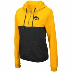 New π Women's Colosseum Gold/Charcoal Iowa Hawkeyes Aidan Half-Zip Hoodie π 8 New π Women's Colosseum Gold/Charcoal Iowa Hawkeyes Aidan Half-Zip Hoodie π -womenβs clothing store unnamed file 1879