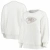 Brand new 😀 Women's Touch White Kansas City Chiefs Milestone Tracker Pullover Sweatshirt 💯 -women‘s clothing store unnamed file 1885