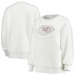 Brand new 😀 Women's Touch White Kansas City Chiefs Milestone Tracker Pullover Sweatshirt 💯 -women‘s clothing store unnamed file 1886