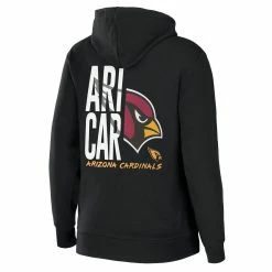 Buy 🎉 Women's WEAR By Erin Andrews Black Arizona Cardinals Sponge Fleece Full-Zip Hoodie 🧨 -women‘s clothing store unnamed file 1892