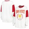Flash Sale ⭐ Women's Gameday Couture White Iowa State Cyclones It's A Vibe Dolman Pullover Sweatshirt 😀 -women‘s clothing store unnamed file 1893