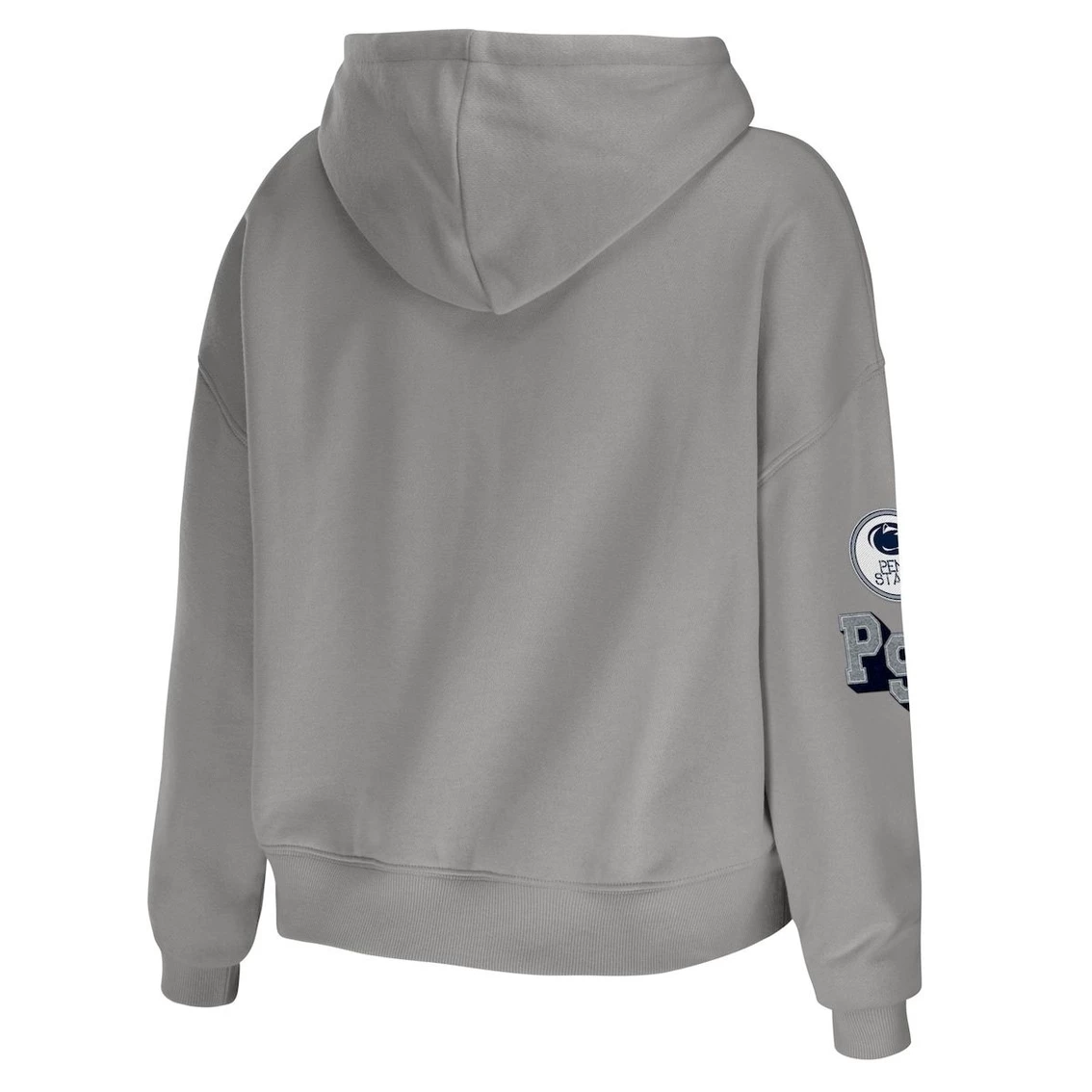Cheapest π Women's WEAR By Erin Andrews Gray Penn State Nittany Lions Mixed Media Cropped Pullover Hoodie β€οΈ 6 Cheapest π Women's WEAR By Erin Andrews Gray Penn State Nittany Lions Mixed Media Cropped Pullover Hoodie β€οΈ - Image 4