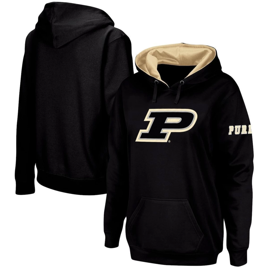 Discount π Stadium Athletic π© Women's Black Purdue Boilermakers Team Big Logo Pullover Hoodie π₯° 3 Discount π Stadium Athletic π© Women's Black Purdue Boilermakers Team Big Logo Pullover Hoodie π₯°