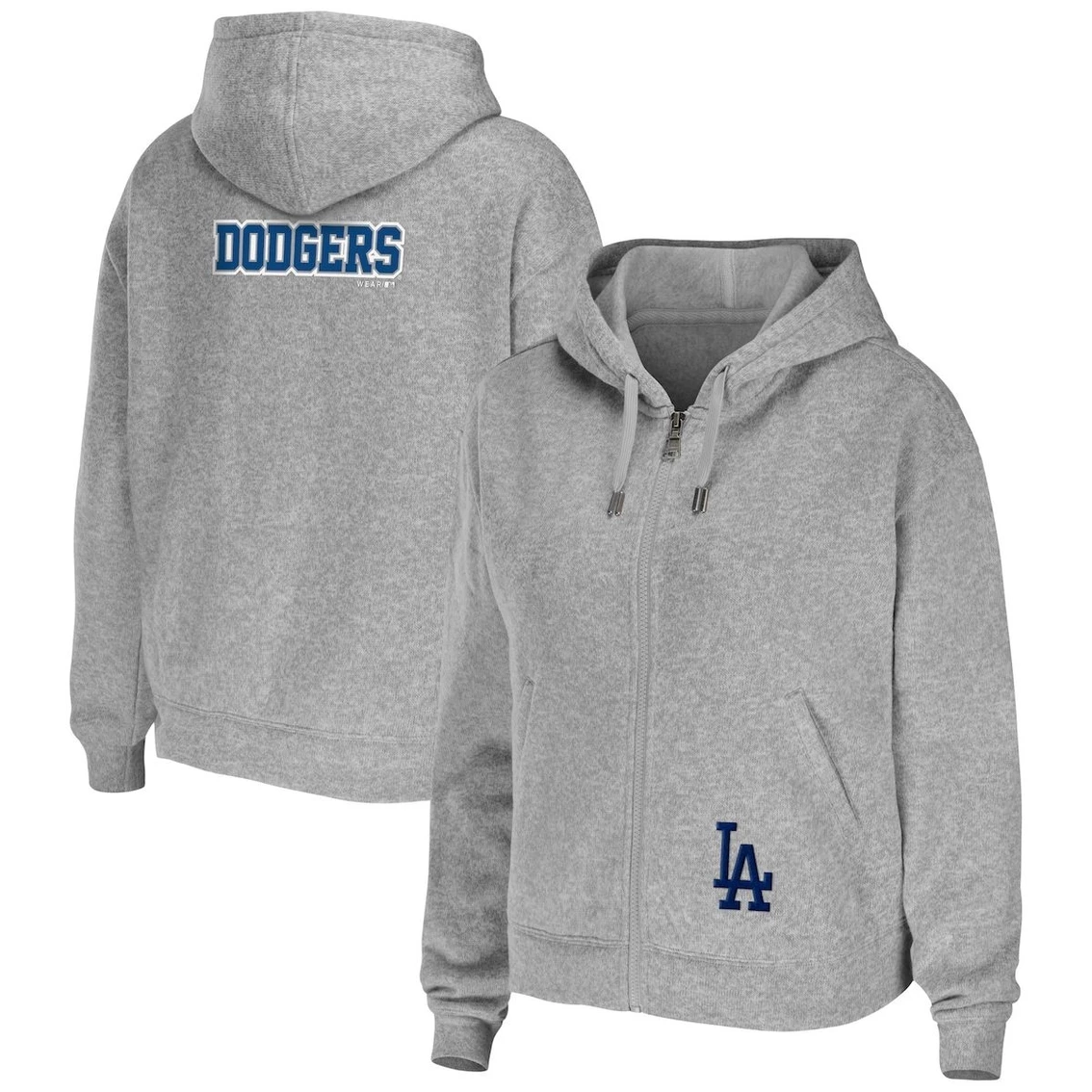 Deals π Women's WEAR By Erin Andrews Heather Gray Los Angeles Dodgers Full-Zip Hoodie π 3 Deals π Women's WEAR By Erin Andrews Heather Gray Los Angeles Dodgers Full-Zip Hoodie π