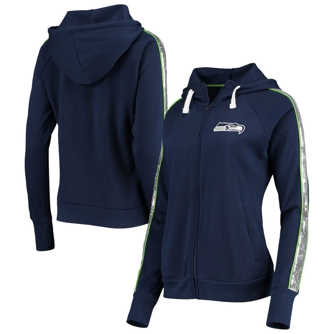 Outlet β Women's G-III 4Her By Carl Banks Navy Seattle Seahawks Game Changer Raglan Full-Zip Hoodie π 4 Outlet β Women's G-III 4Her By Carl Banks Navy Seattle Seahawks Game Changer Raglan Full-Zip Hoodie π - Image 2
