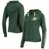 Wholesale 👏 Women's G-III 4Her By Carl Banks Green Oakland Athletics Game Changer Raglan Full-Zip Hoodie 😍